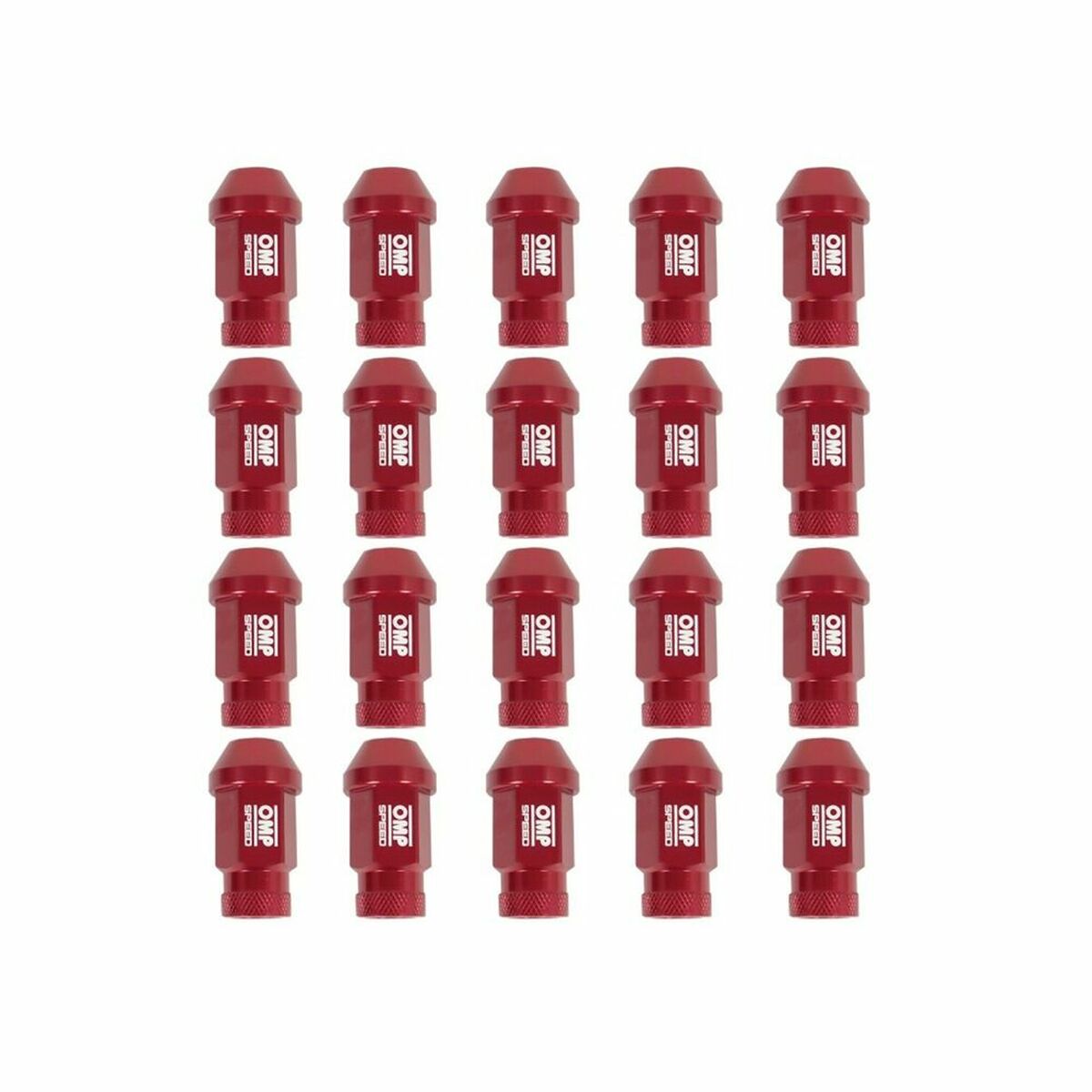 Set Matice OMP 7075 Crvena 20 uds M14 x 1,25